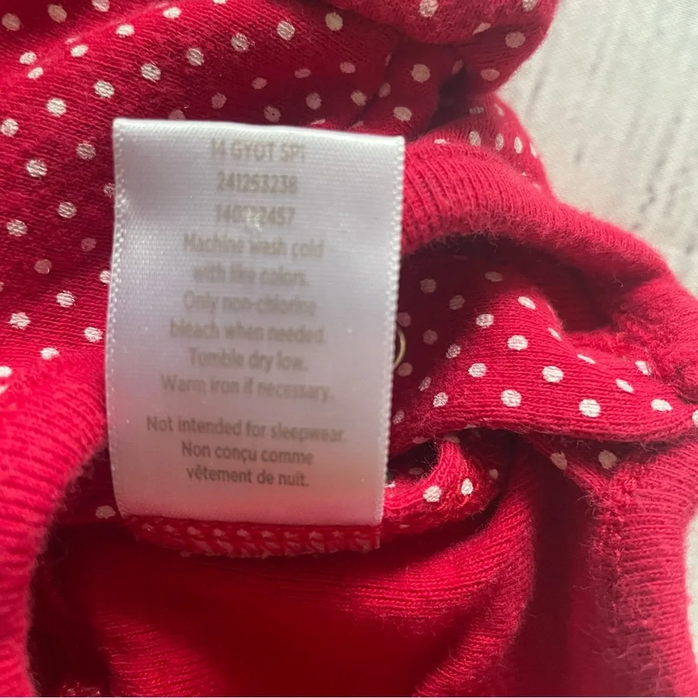 Gymboree Red Strawberry Polka Dot One Piece Size 3-6 months